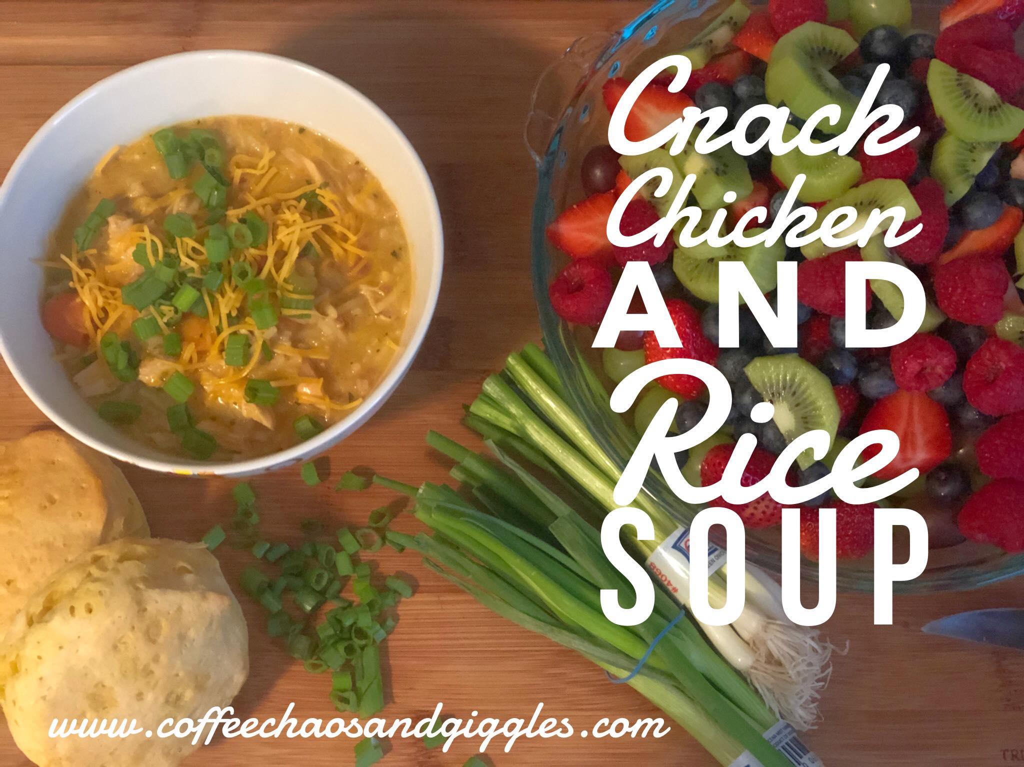 Crack Chicken and Rice Soup