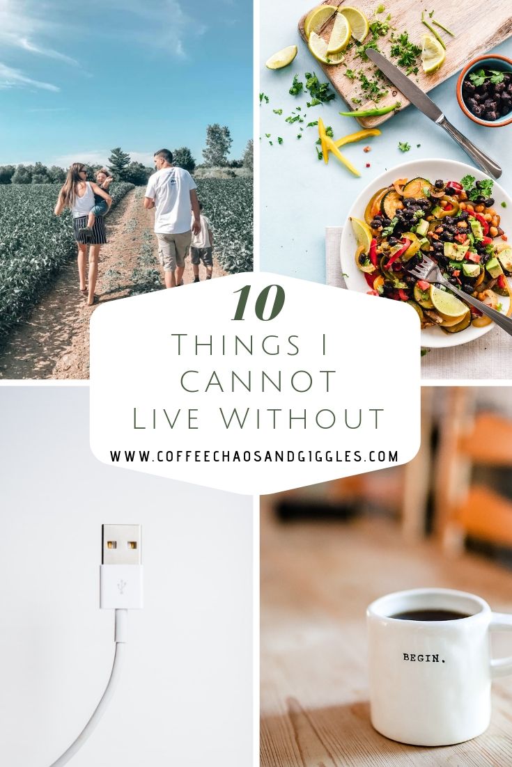 10 Things I Simply Cannot Live Without