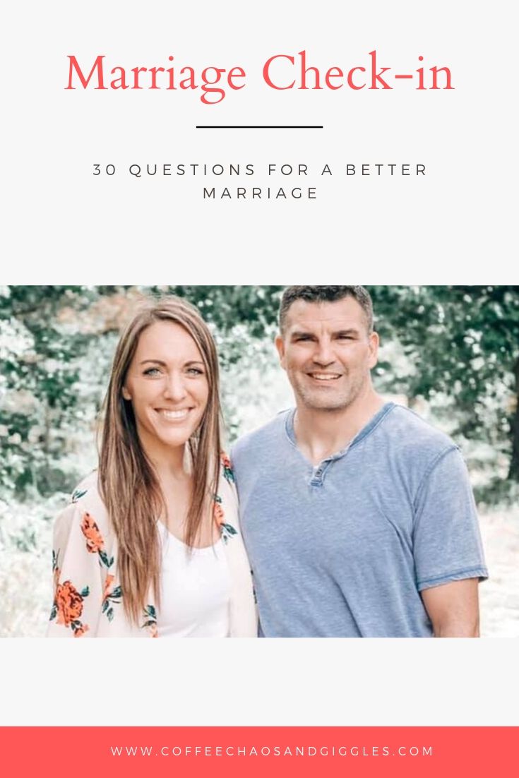 Marriage Check-in: 30 Questions for a Better Marriage