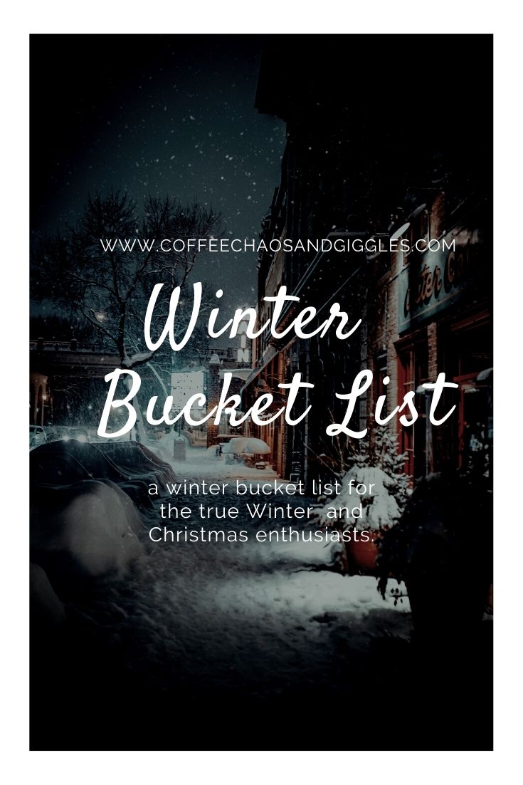 2019 Winter Bucket List