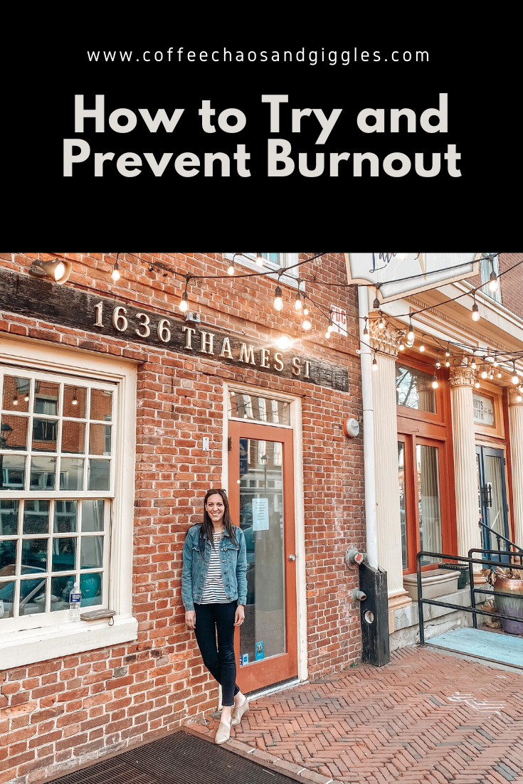 How to Try to Avoid Burnout