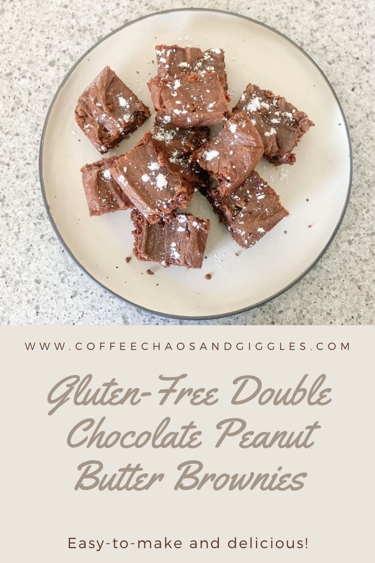 Gluten-Free Double Chocolate Peanut Butter Brownies