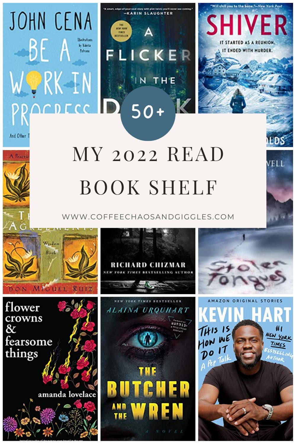 My 2022 Read Book Shelf